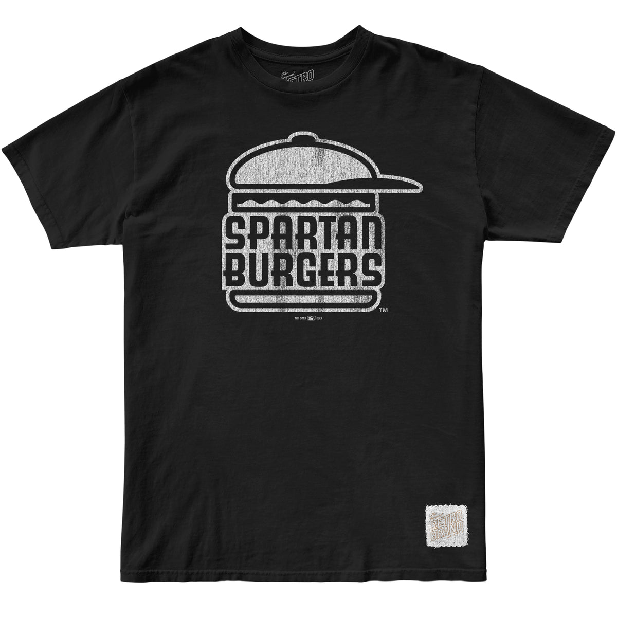 M Adult Burger Stack TShirt Hub City Spartanburgers