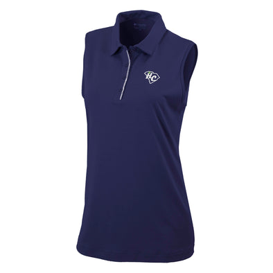 W Women's Hub City State Navy Omni-Wick Tend The Ball Tank