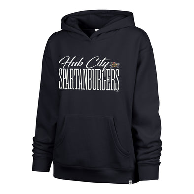 Women's Navy Script 47 Hoodie