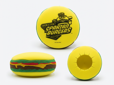 Foam Burger Hat – Hub City Spartanburgers Foam Burger Hat – Hub City Spartanburgers