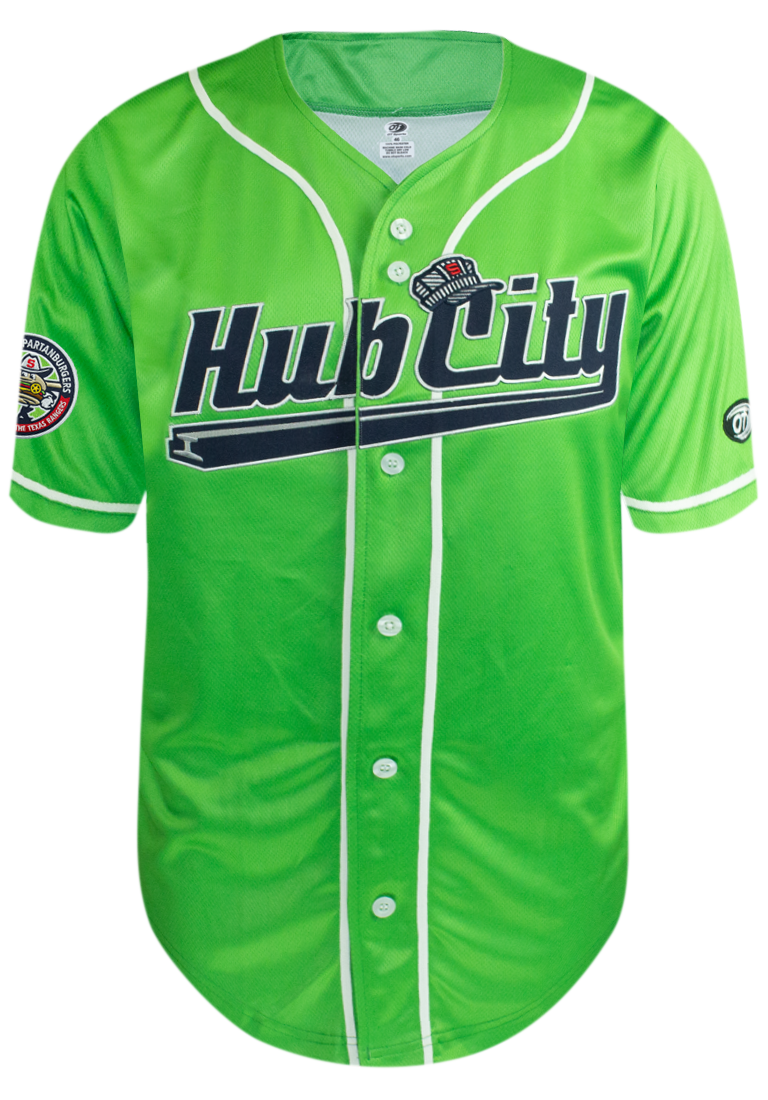 Y8 Youth Hub City FB Replica Alternate Jersey Hub City Spartanburgers