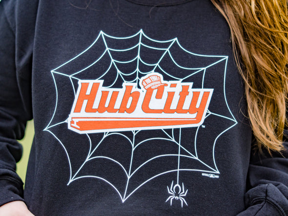 Adult Black Hub City Cob Web Sweatshirt