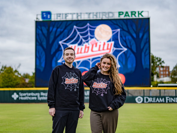 Adult Black Hub City Cob Web Sweatshirt