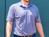 Men's Navy Stripe Butter Polo