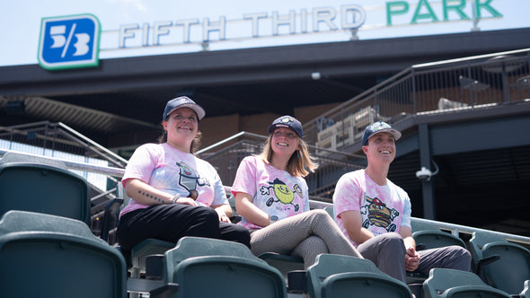 Adult Baseballism Tie Dye Flip Tee