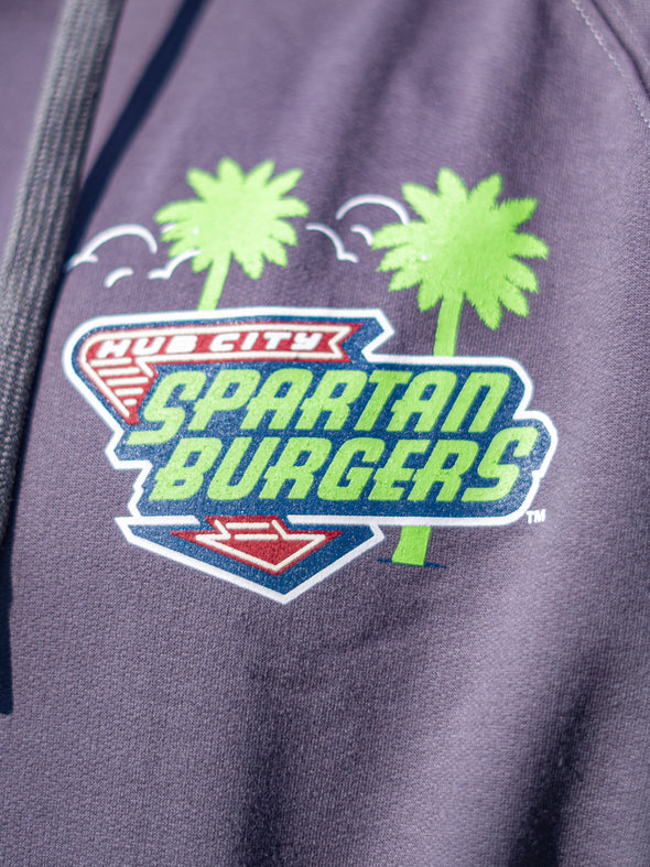 ADULT Charcoal Grey National Cheeseburger Day Hoodie