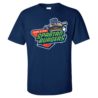 Y8 Youth Hub City Spartanburgers Primary Logo T-Shirt