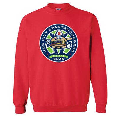 Adult Red Circle Logo Sweatshirt