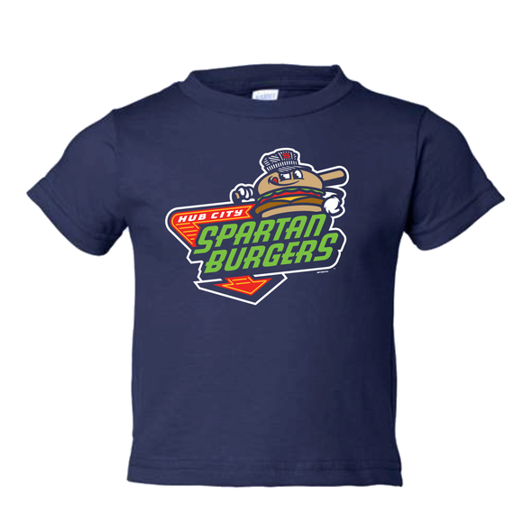 Infant Navy Primary Logo Tee