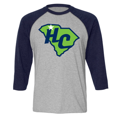 M Adult HC State 3/4 Length Sleeve T-Shirt