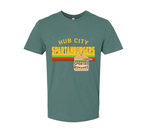 Adult Basil Burger Stack Logo Tee
