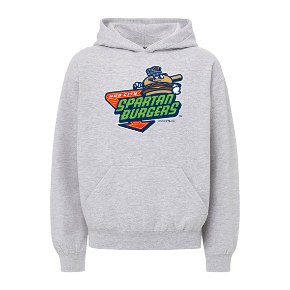 Y8 Youth Hub City Spartanburgers Primary Logo Hoodie